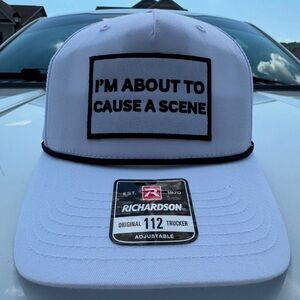 Richardson White Trucker Hat - Bold Statement